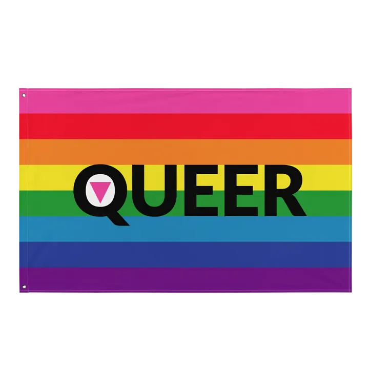 Queer Rainbow Pride Flag product image (1)