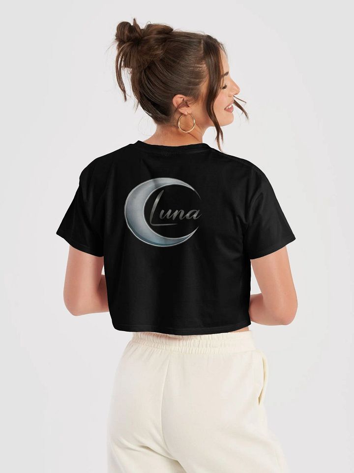 Luna Women's Premium Crop Top - Celestial Moon Design product image (1)