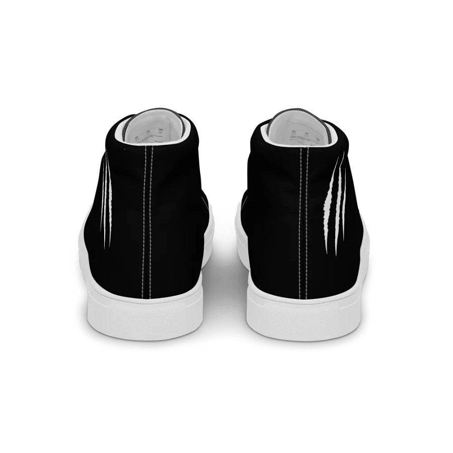 "DJ Benji Beatz Scratch Logo" Men's High Top Canvas Shoes product image (6)
