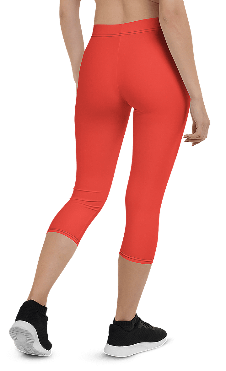 Plain Color Poppy Capri Leggings product image (2)