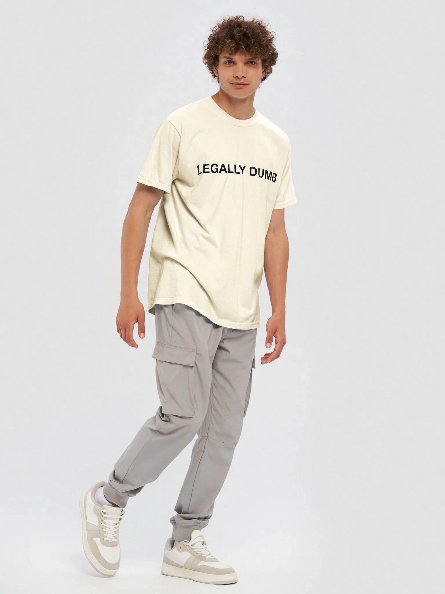 'Legally Dumb' Embroidered Tee product image (83)