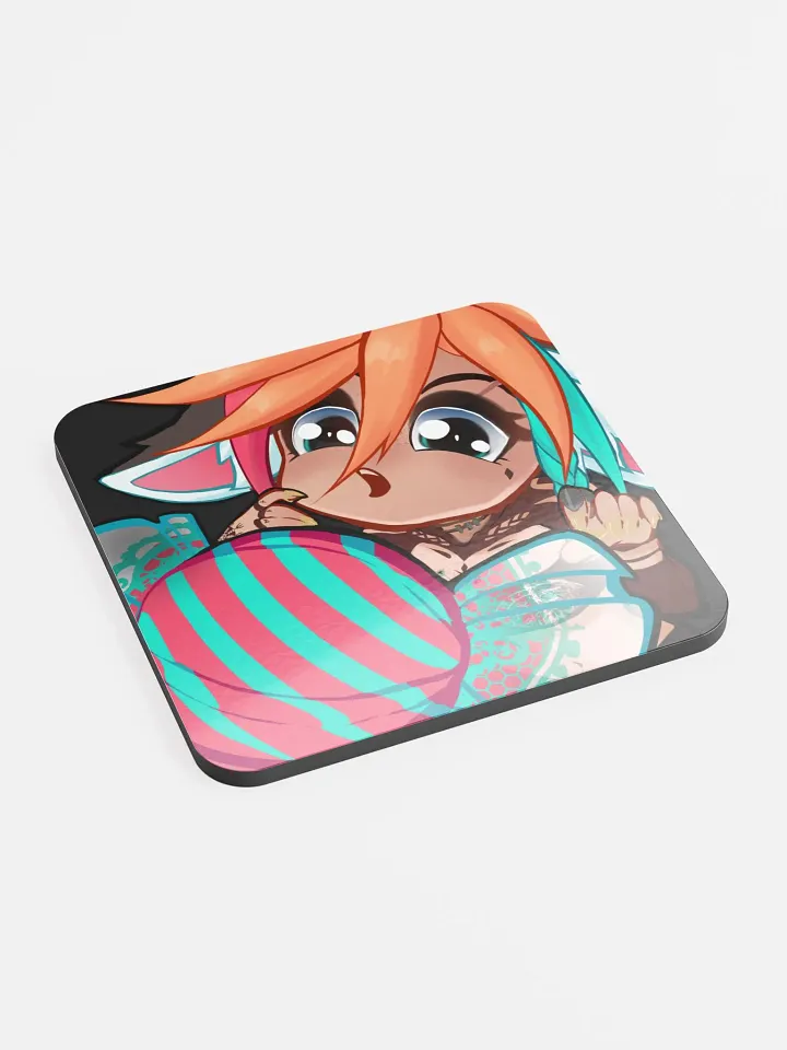 Karo Candy Glossed Cork Coaster product image (2)