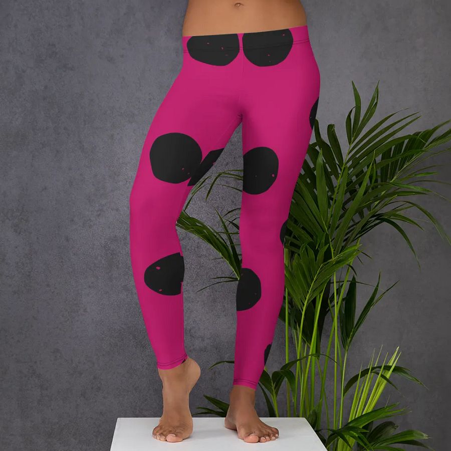 Hand-Drawn Dotty Delight Leggings product image (5)