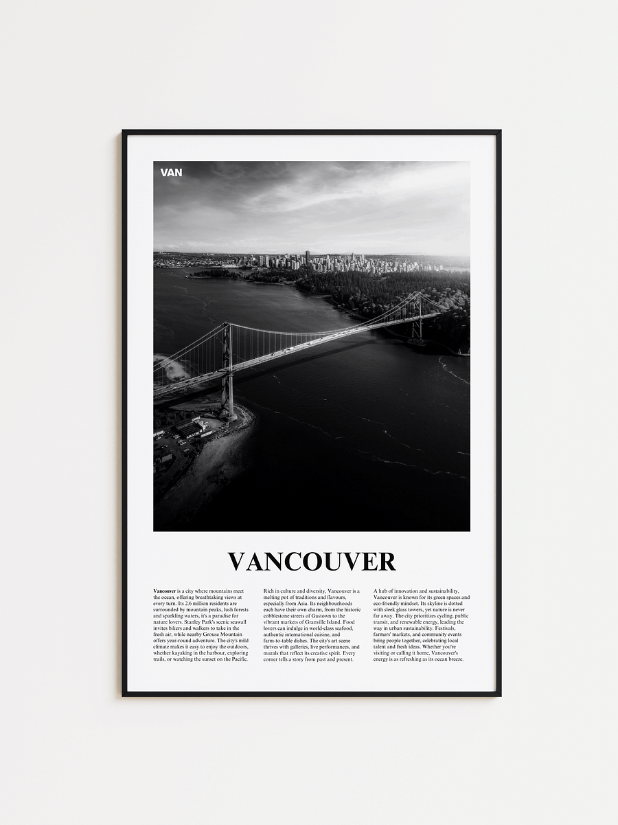 Vancouver 03 Newspaper Poster product image (1)