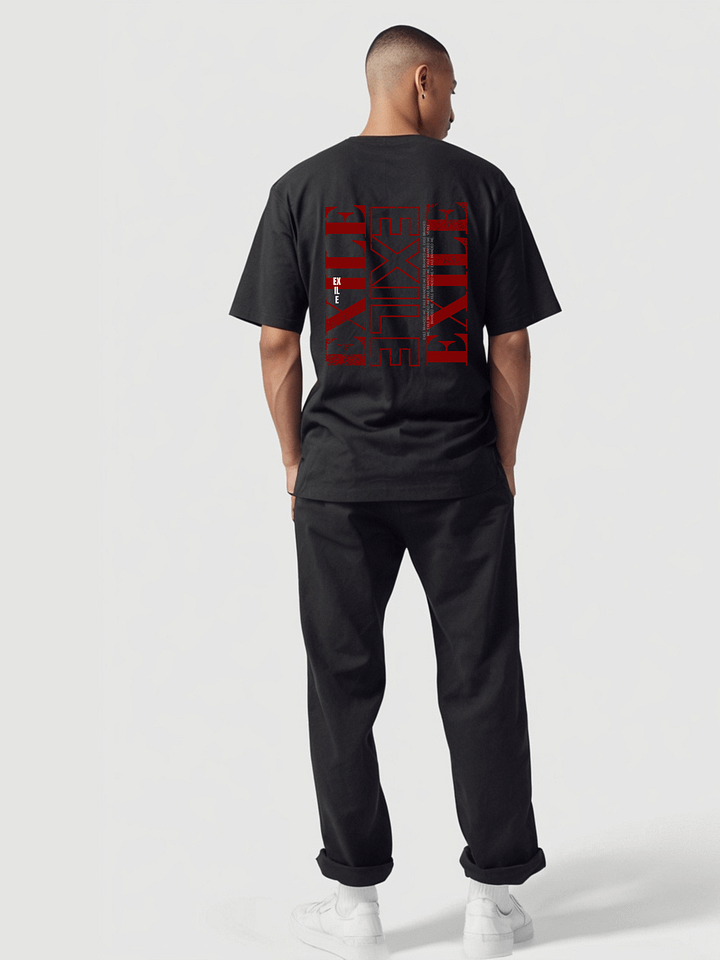 EXILE // Fragmented Echo | Graphic Tee | Streetwear | Unisex Cotton T-Shirt product image (2)