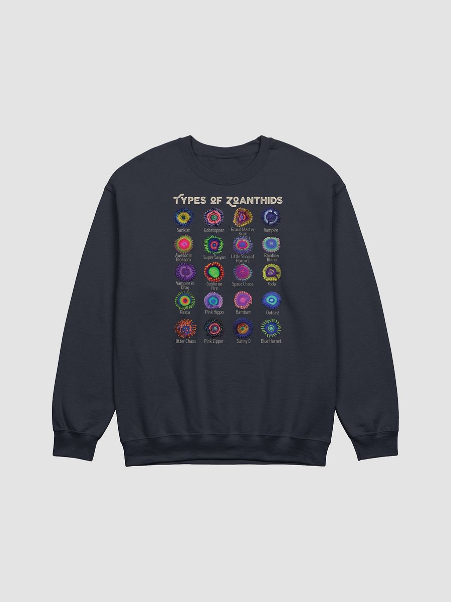 Zoanthid Identification Chart | Sweatshirt for Saltwater and Coral Reef Aquarium Hobbyists product image (17)