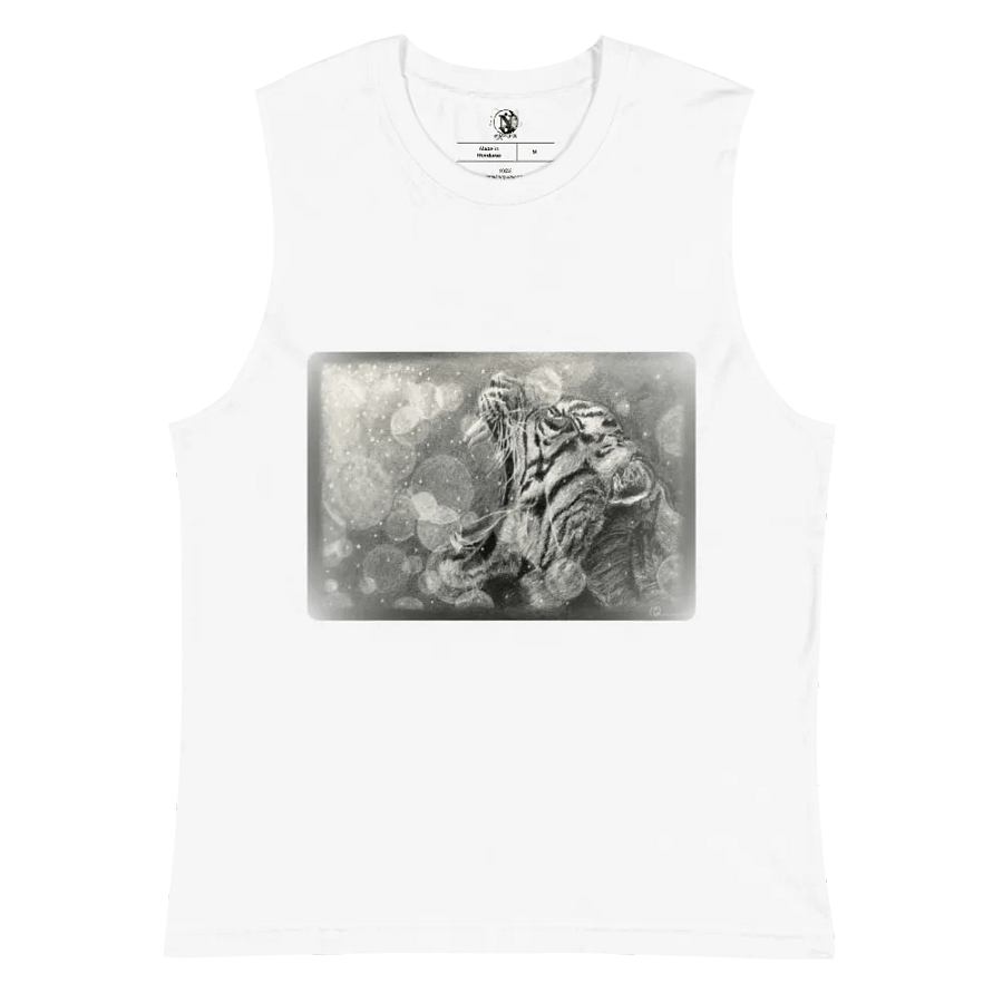 Nashīnasu - Roaring Tiger White Muscle Tank product image (2)