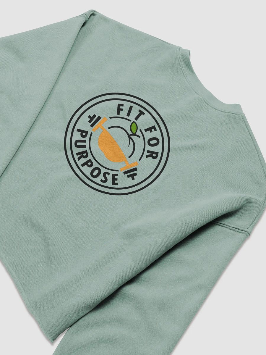 Premium Fleece Crop Sweat (Black Logo) product image (4)