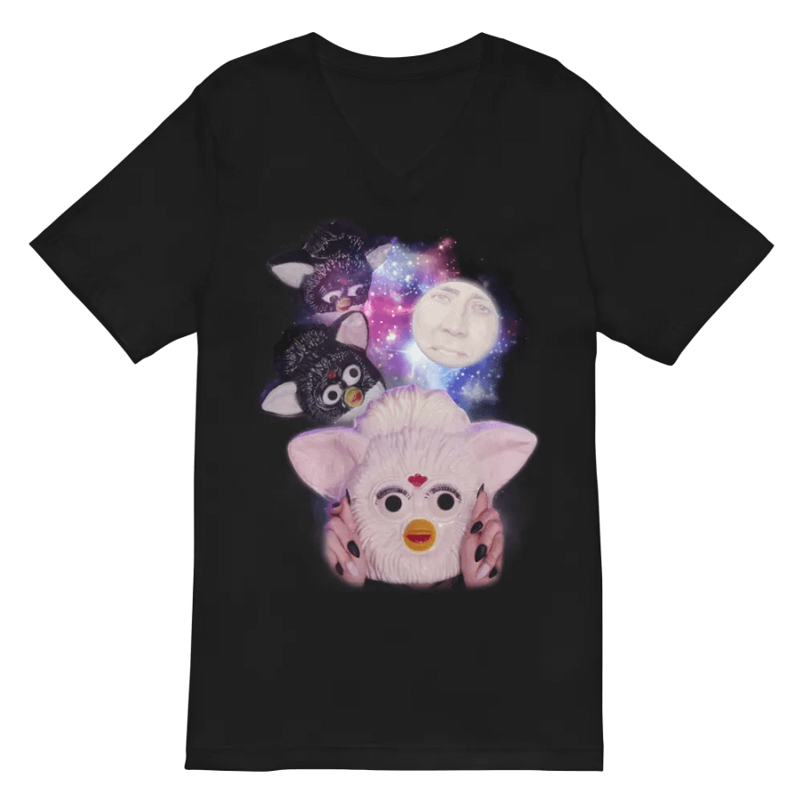 3 Furby's and a NicolasMoon ▪ Men's V-Neck product image (3)