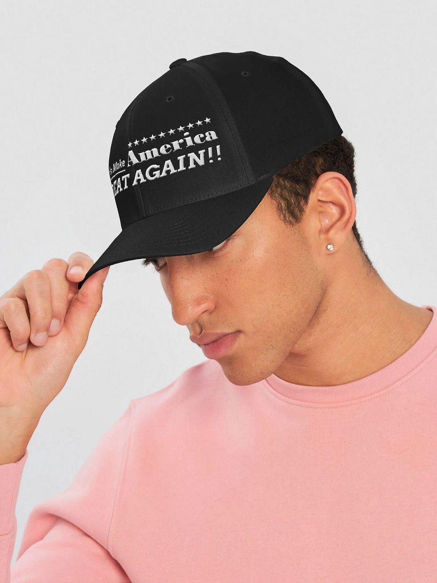 Let's Make America Great Again!! Structured Fitted Cap product image (4)