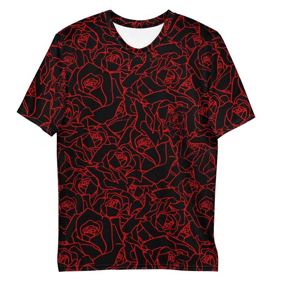 Loads of Roses · black-red crew neck t-shirt product image (23)