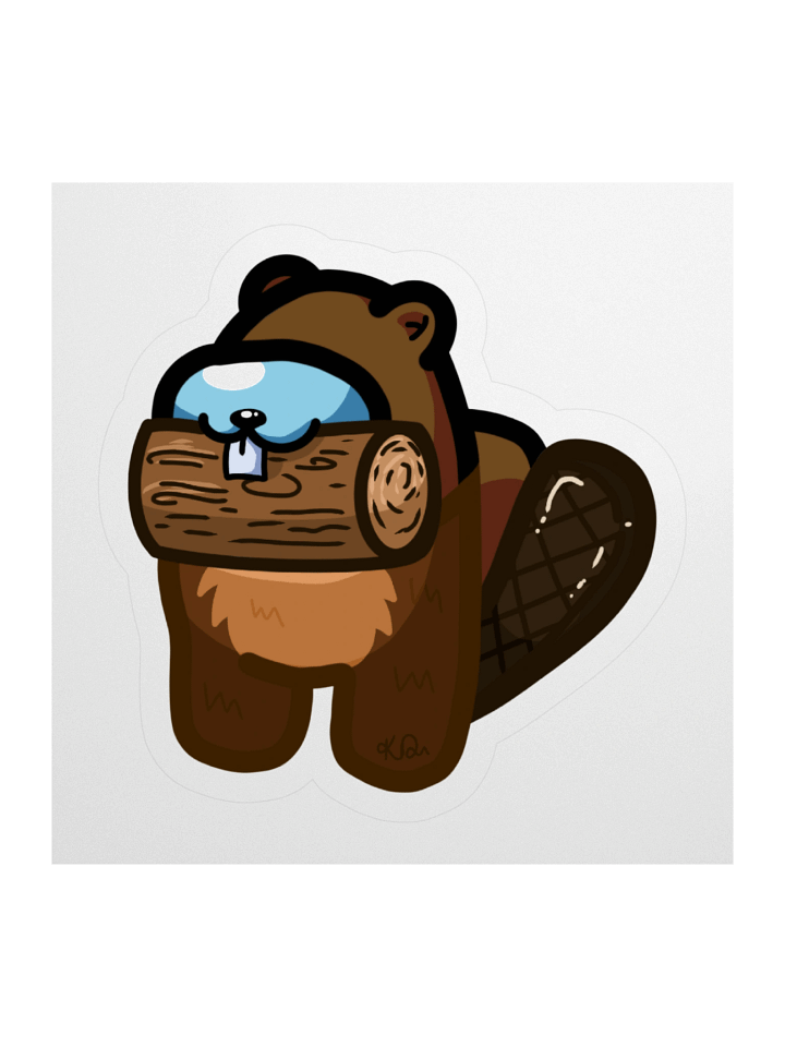 Beaver Bean Body Sticker product image (1)