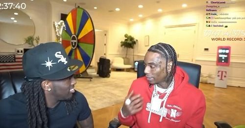 #SouljaBoy ain’t forgot about #RandyOrton?! He pulled up on #KaiCenat’s stream & dropped a freestyle 😂🤣🤣😂 

“PULL UP IN TESLA...