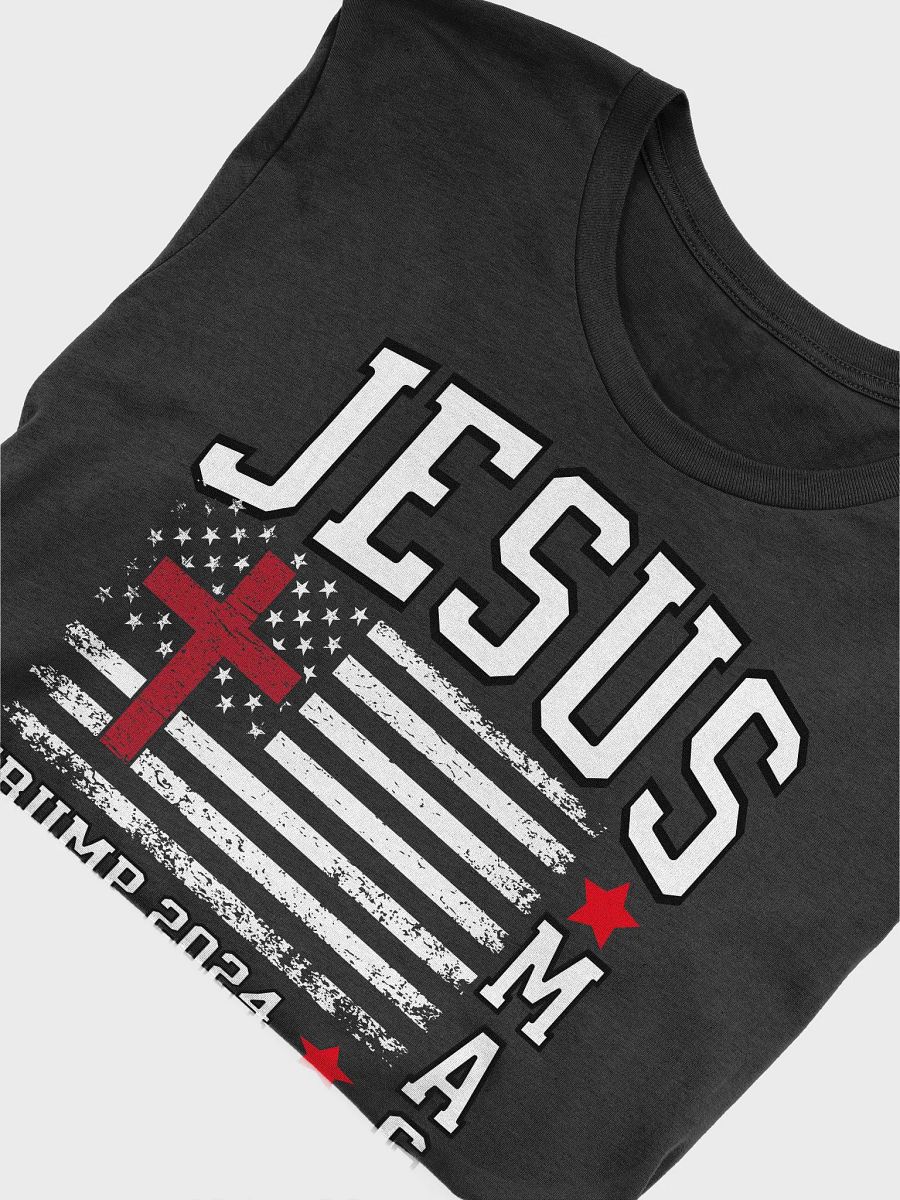 VOTE JESUS AND TRUMP 2024 MAGA MAKE AMERICA GODLY AGAIN PRESIDENTIAL ELECTION CHRISTIANITY FAITH UNISEX T-SHIRT product image (15)