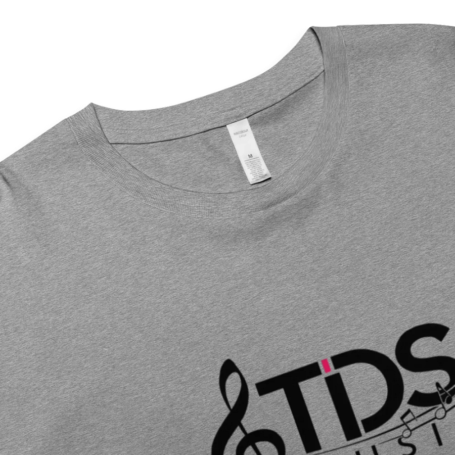 TDS Music Women's Cropped T-Shirt with Music Note Logo in Multiple Colors (XS-XL) product image (8)