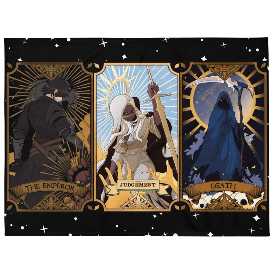 Mod Power Tarot Blanket product image (1)