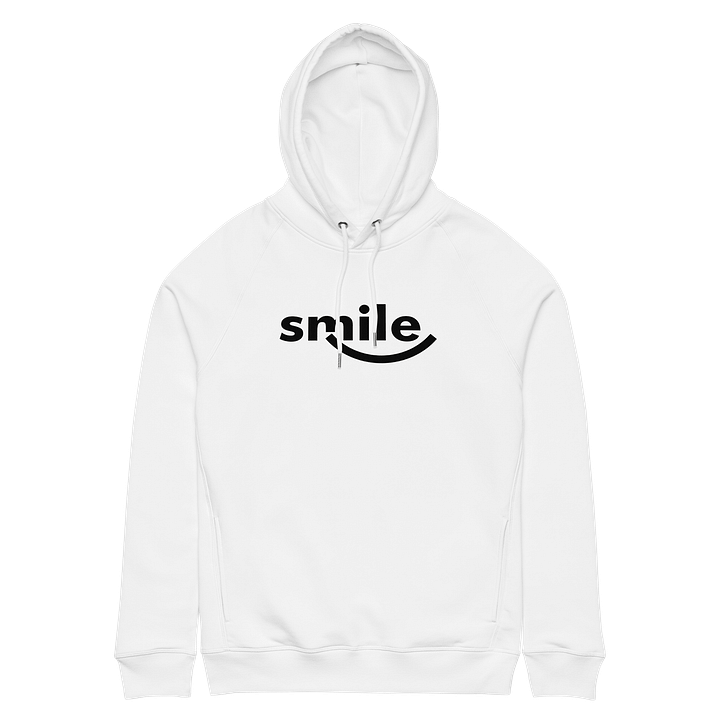 Best Life Ever Unisex Organic Hoodie (Rose Design) product image (8)