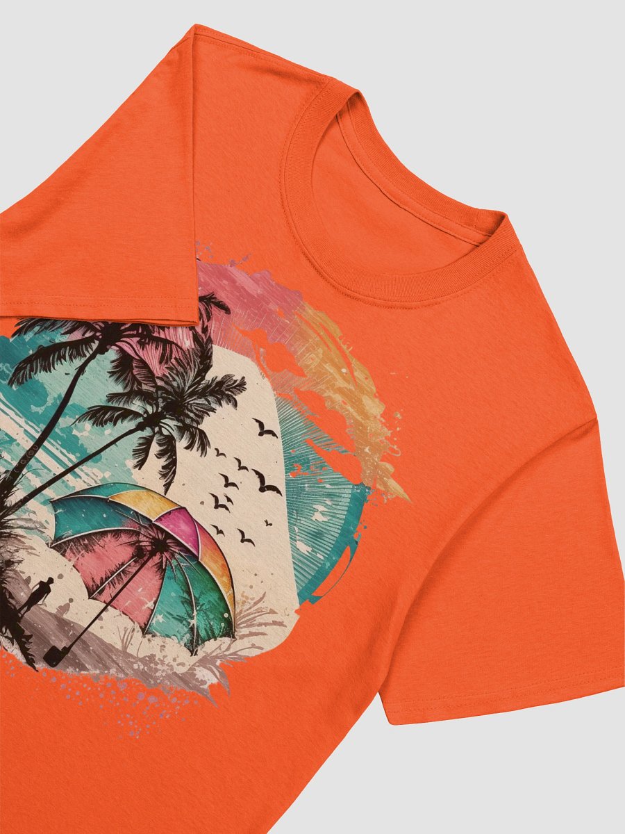 Tropical Sunset T-Shirt | Retro Beach & Summer Vacation Graphic Tee product image (3)