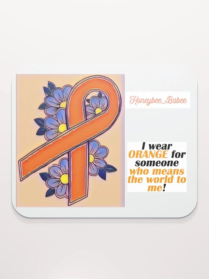 I wear orange mousepad product image (2)