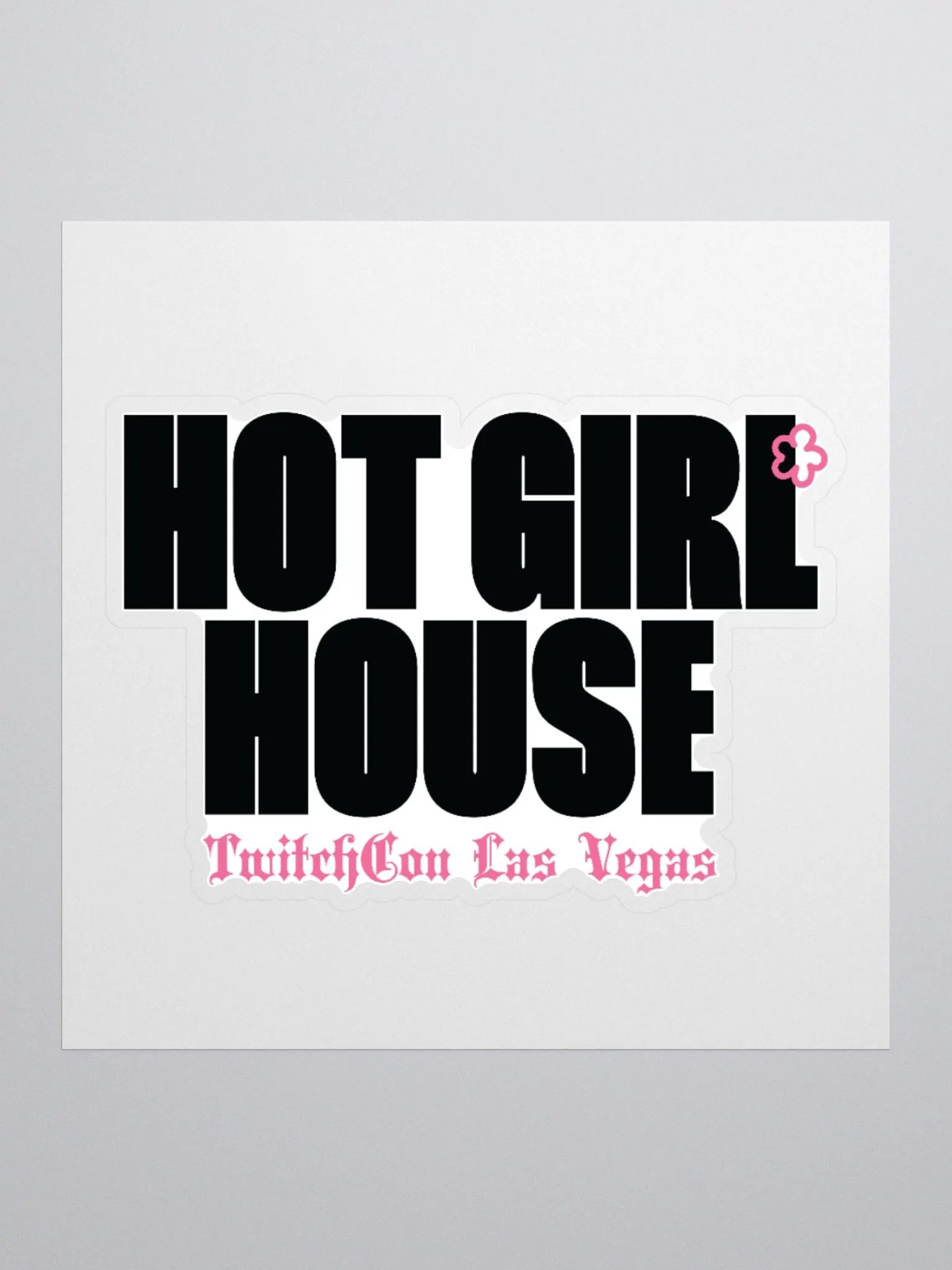 HGH TwitchCon Las Vegas Sticker White product image (1)