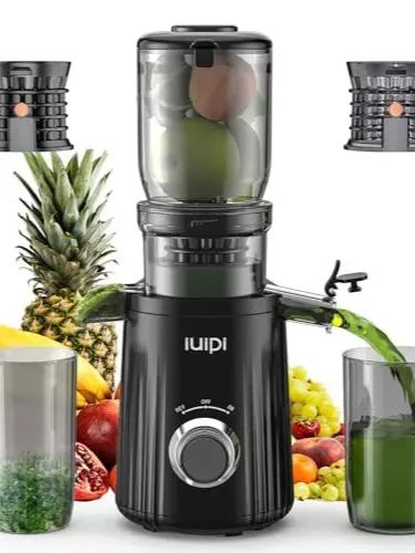 Fit Whole Fruit and Vegetable Slow Masticating Juicer Machines product image (5)