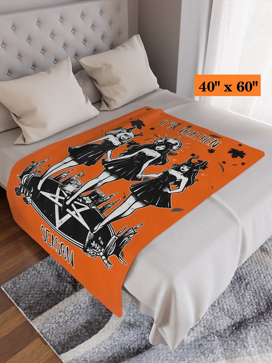 Halloween Edition - Heathen Season Minky Blanket product image (5)