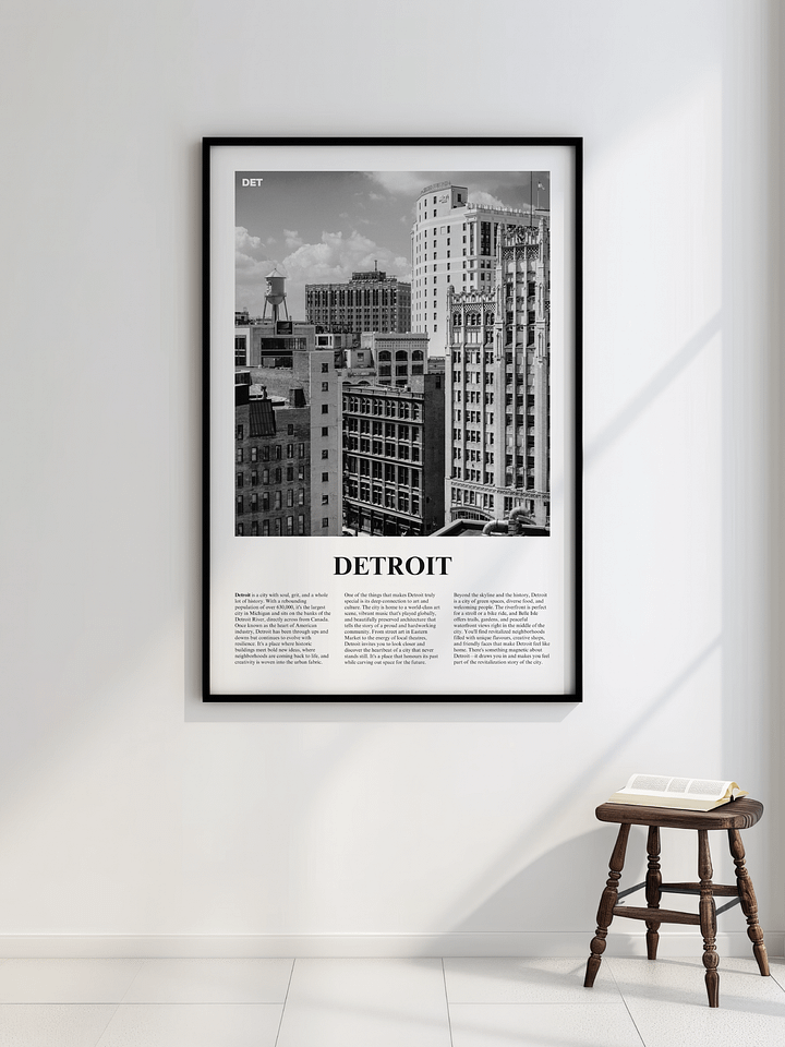 Detroit 03 Newspaper Poster product image (4)