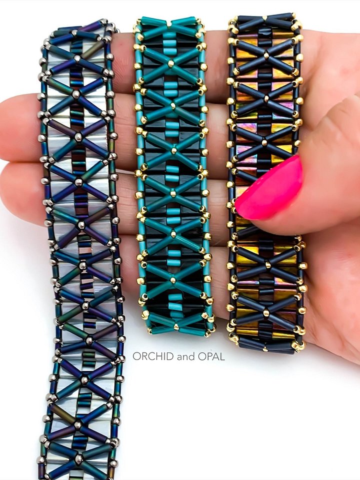 Beading Pattern – Nexus Bugle Bead Bracelet product image (1)