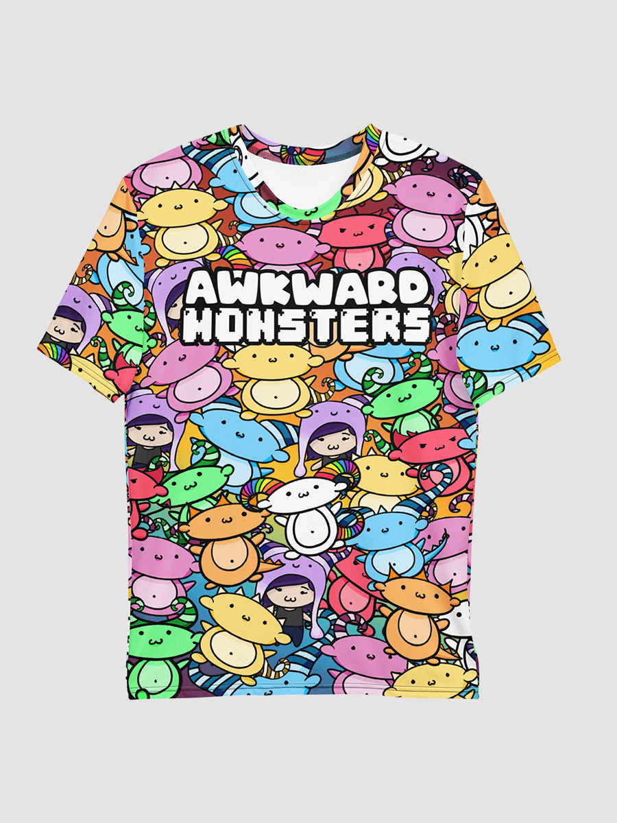 All-Over Print AwkwardMonsters Crew Neck T-Shirt product image (4)