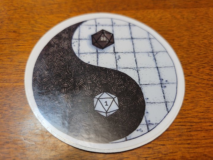 TTRPG Yin-Yang Sticker product image (1)