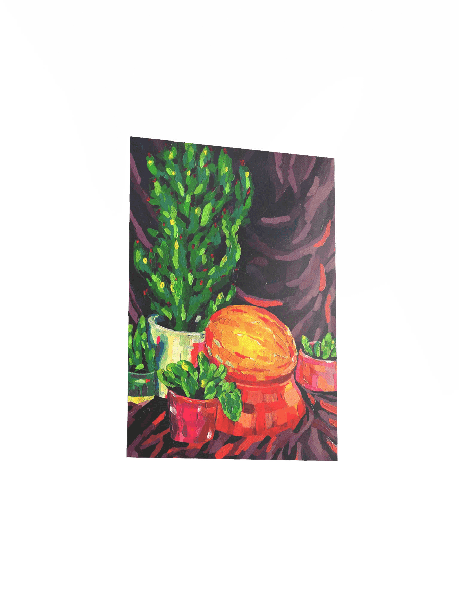 Eclectic Colorful Cacti Garden Poster product image (3)