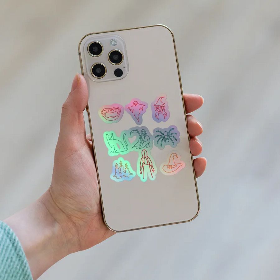 Halloween Holographic Sticker Spectacle product image (15)