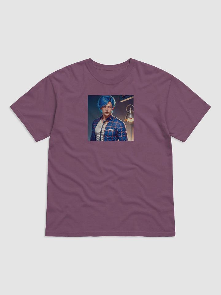 Blue Haired Handsome Man T-Shirt product image (11)