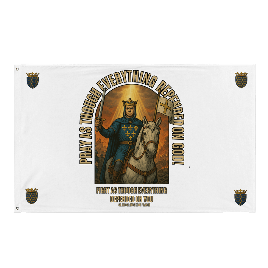 King St Louis IX gear Flag product image (1)