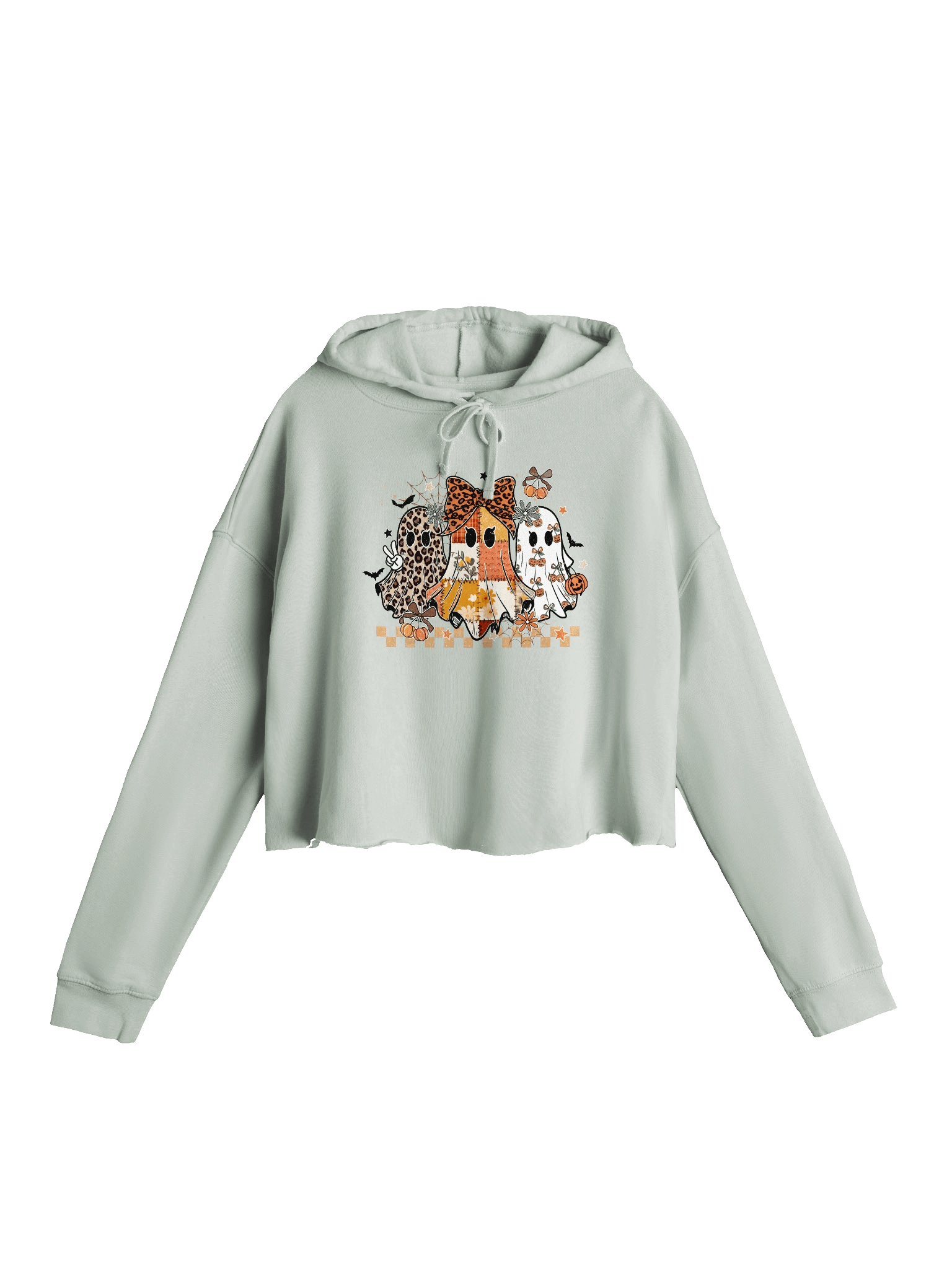 'Autumn Ghost Trio' Cropped Hoodie product image (5)
