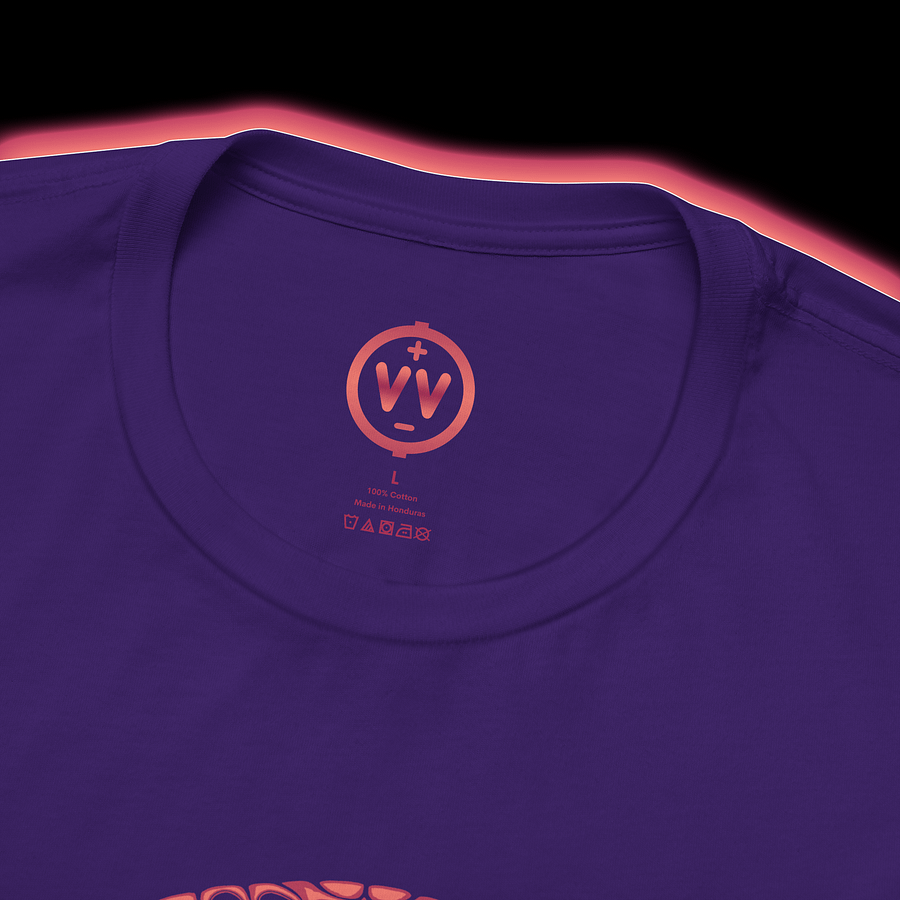 Synthesist Musician T-Shirt - Harmonic Resonance (Cymatics Sound Designer) FLAME PRINT product image (2)
