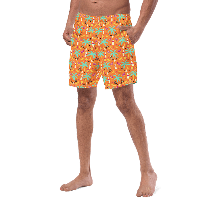 Tropical Vibes All-Over Swim Trunk product image (2)
