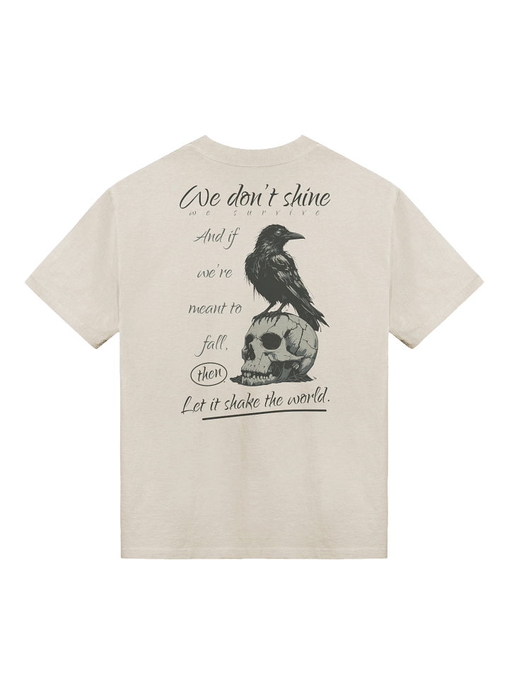"Dignity In Dust" Tee: Carved By Scars. Worn With Pride. 🖤 product image (2)