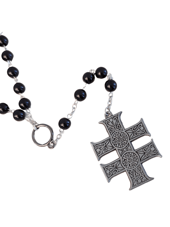 Annwyn Cross Black Rosary product image (2)