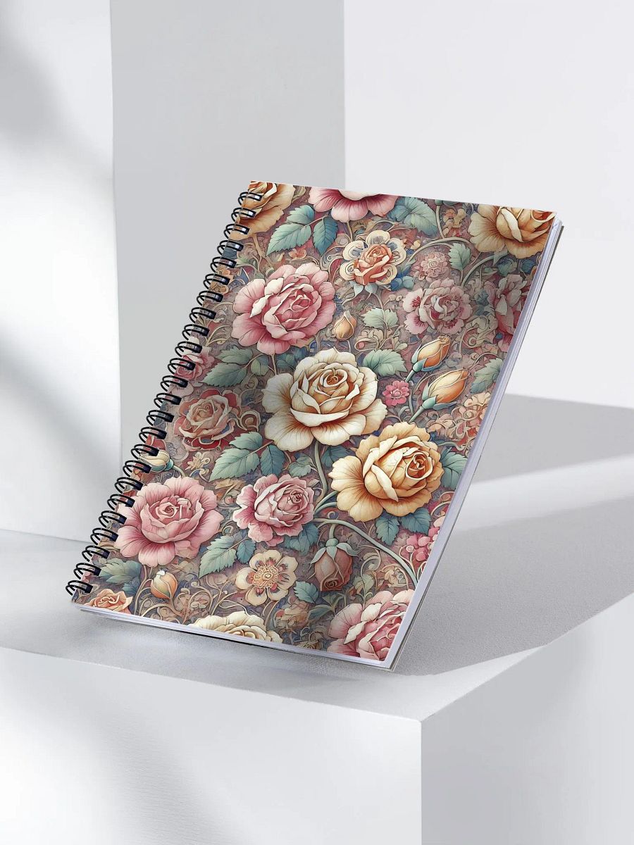 Royal Floral Spiral Notebook product image (3)