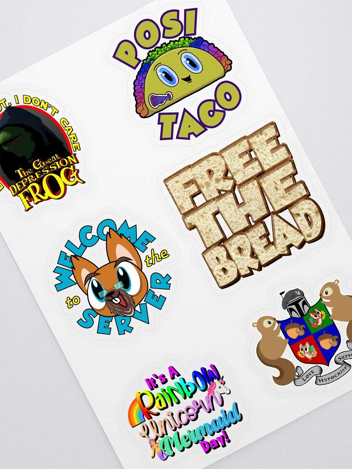 Squirrel Station Mixed Sticker Sheet product image (2)