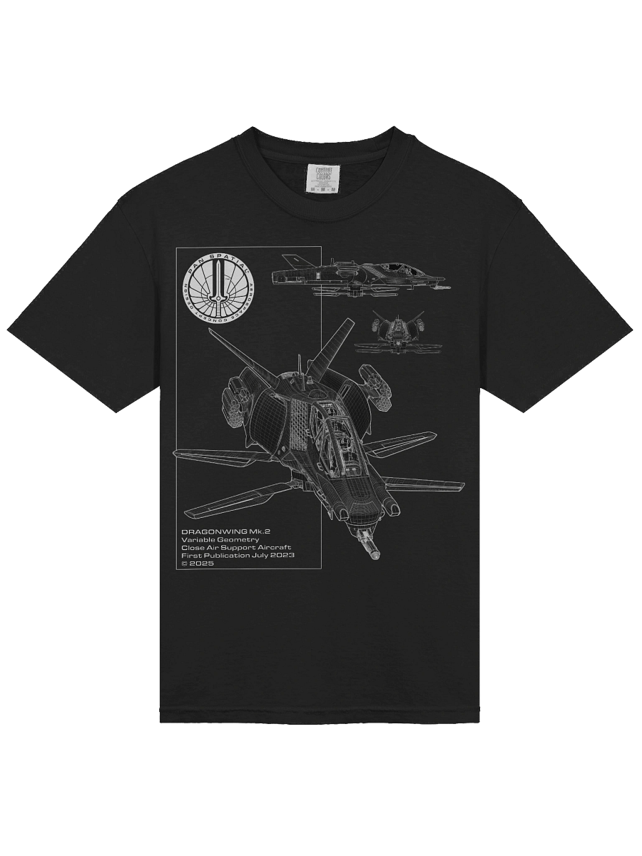 Pan-Spatial 'DRAGONWING' T-shirt product image (3)