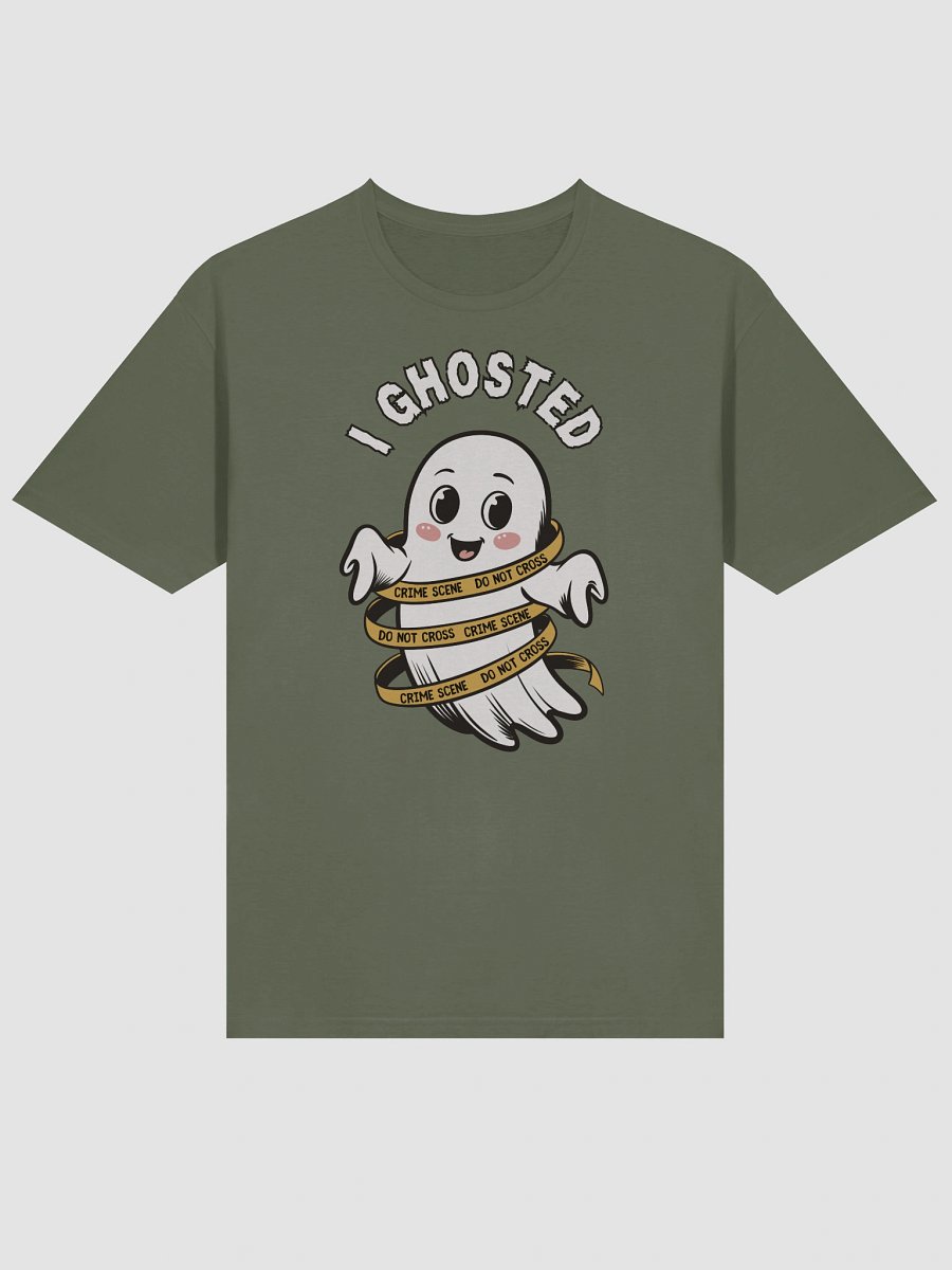 Cute Kawaii Ghost Halloween T-Shirt for True Crime Lovers product image (4)