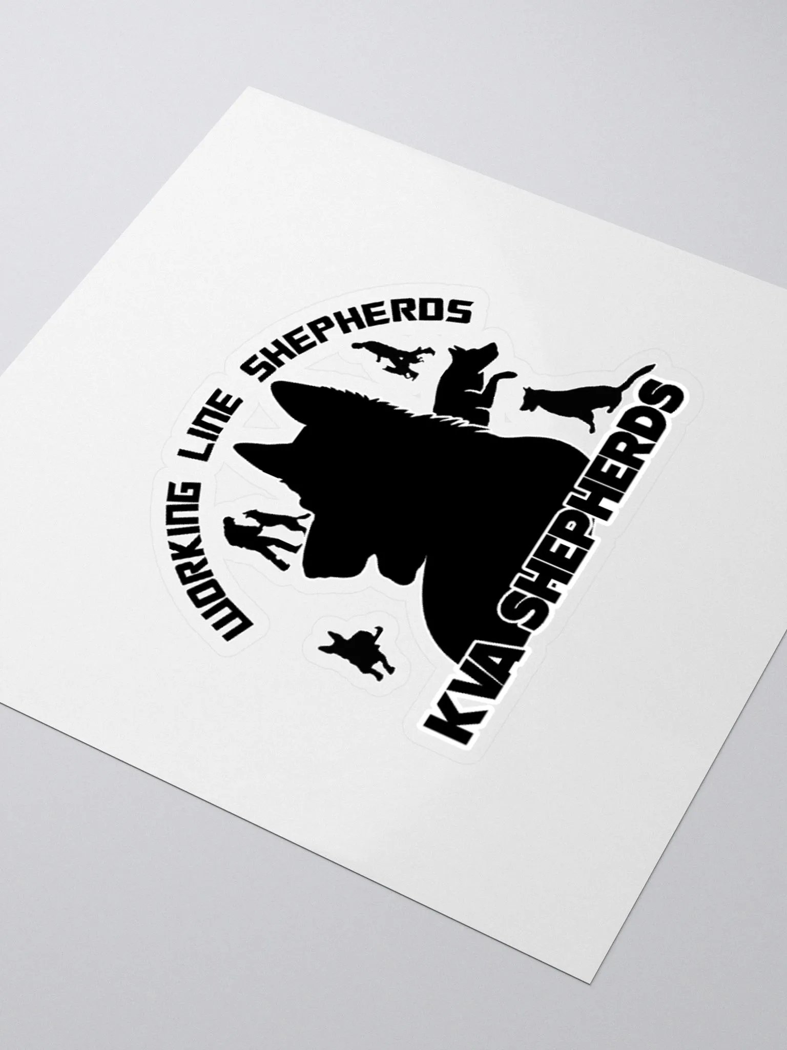 German Shepherd Kiss Cut Sticker Set product image (8)