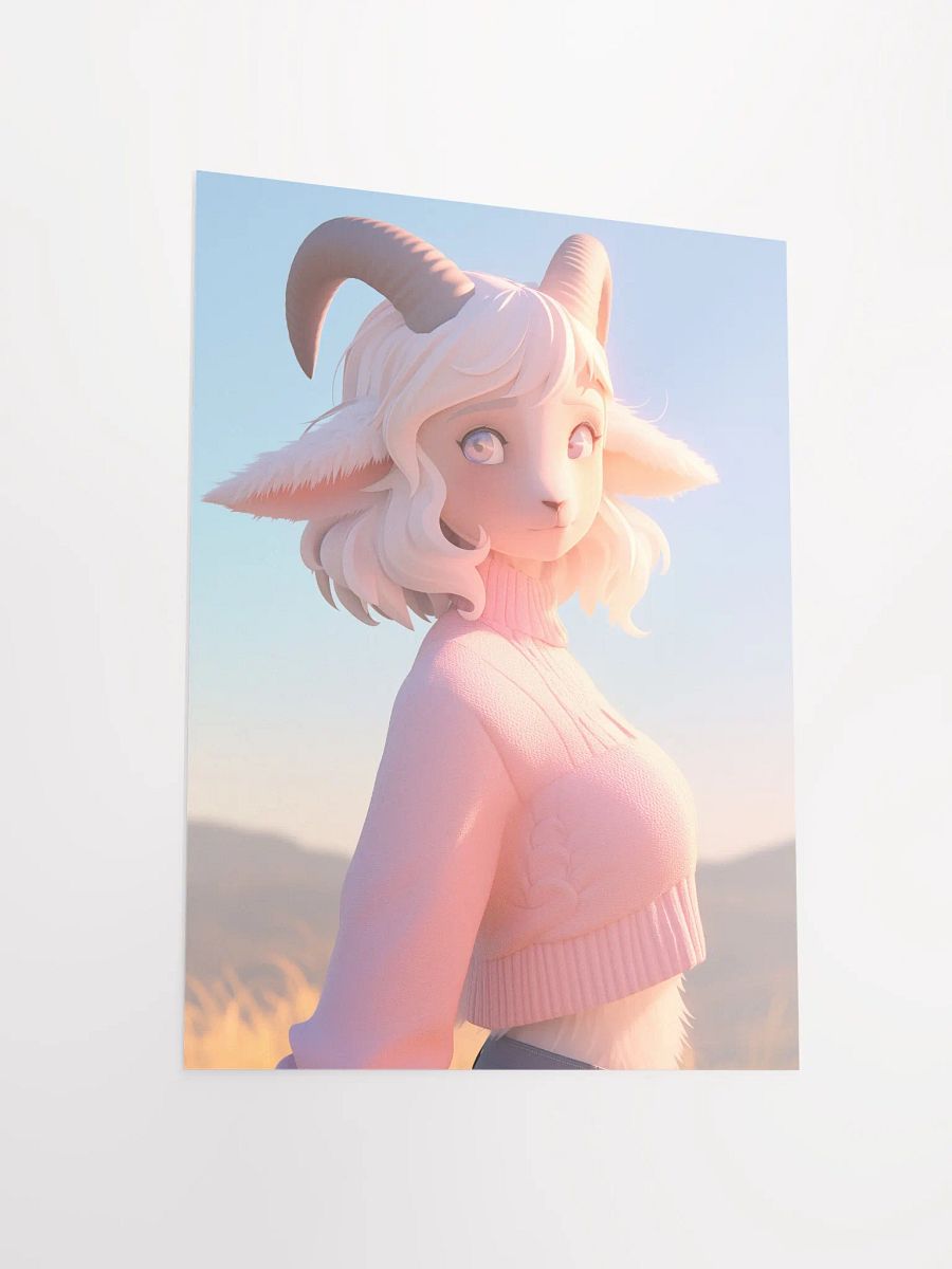 Whimsical Goat-Human Hybrid Poster product image (3)