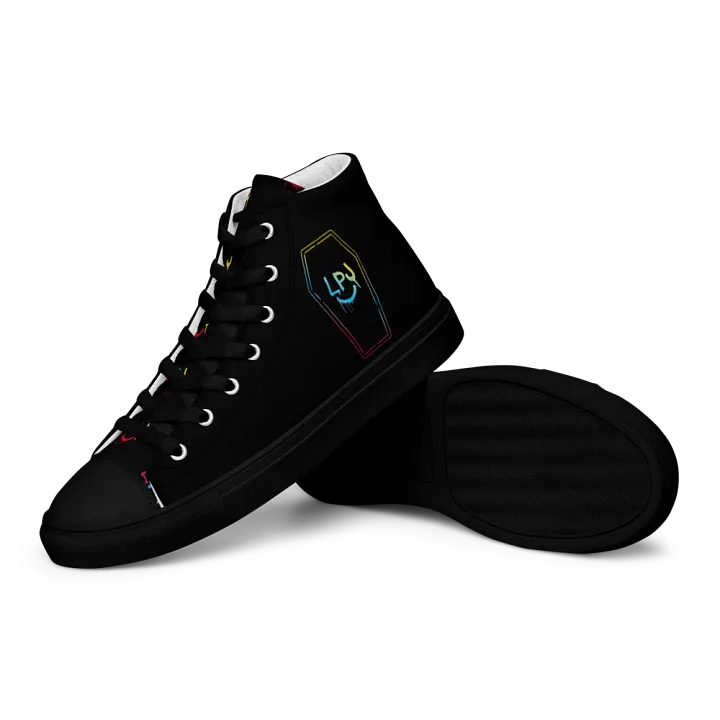 LPJ Black Canvas Hi-Top Shoes product image (1)