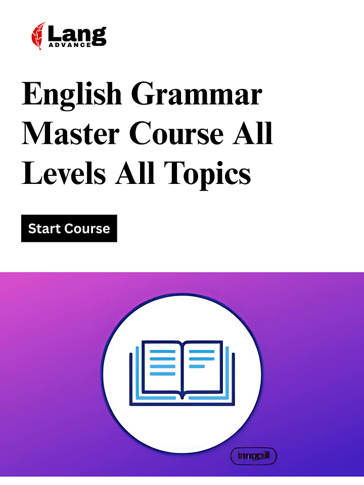 English Grammar Master Course All Levels All Topics product image (1)
