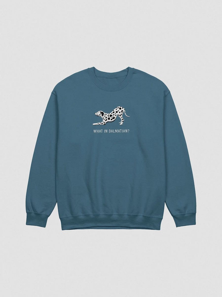 What in Dalmatian? Sweatshirt (Embroidered) of a Dalmatian product image (4)
