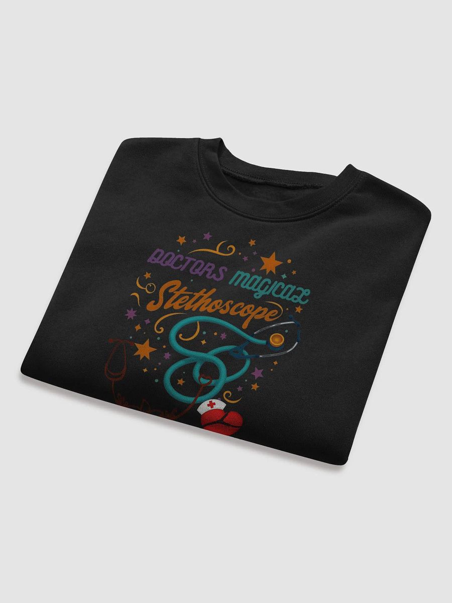 doctors Magical Stethoscope Whimsical Crop Sweatshirt product image (24)