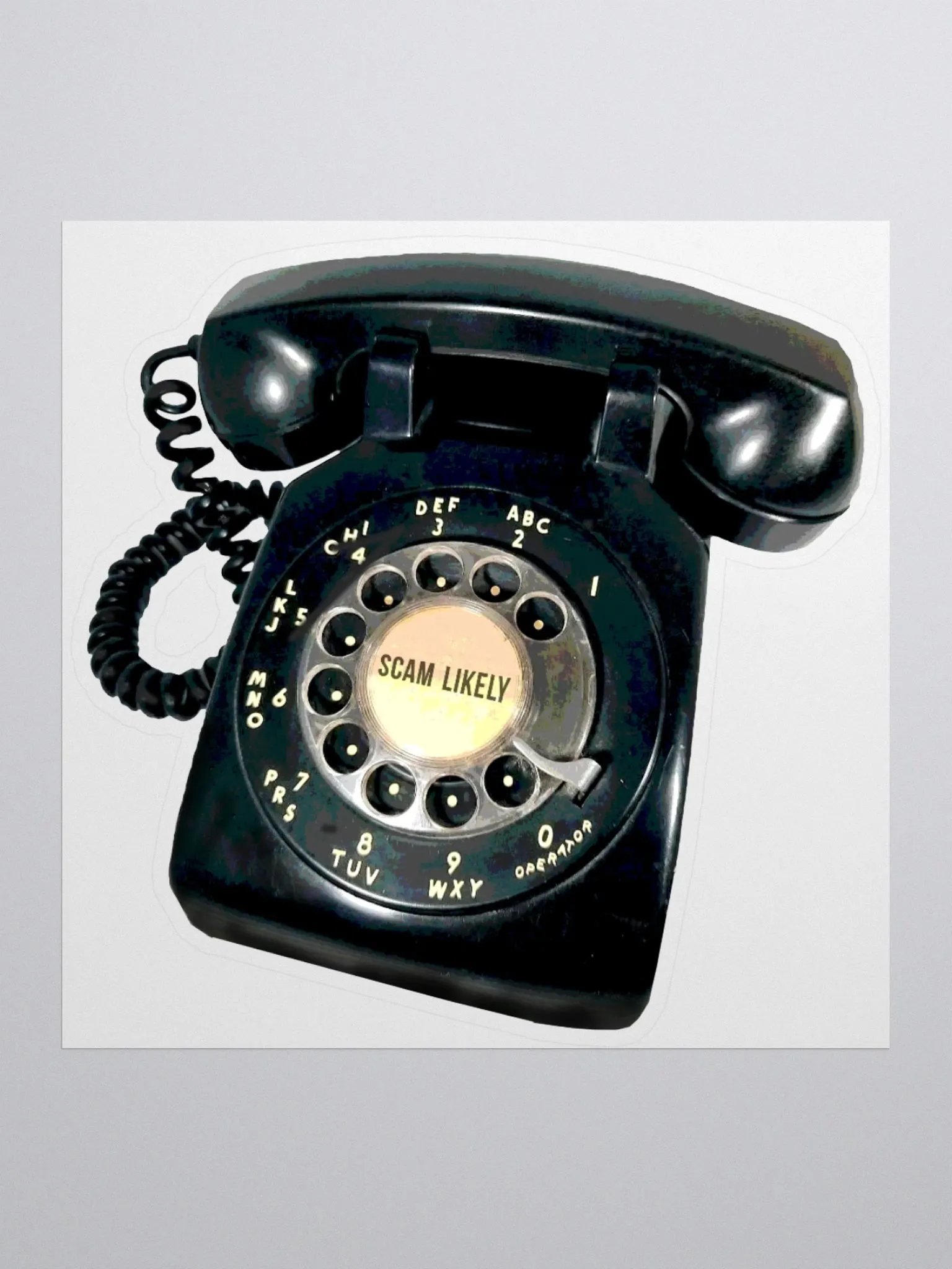 Scam Likely Vintage Phone Sticker product image (1)